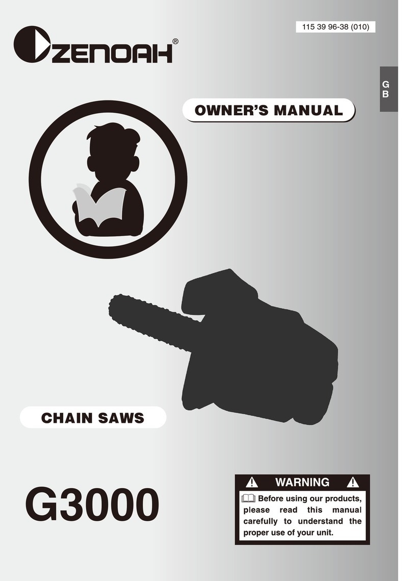 Zenoah G3000 owner's manual