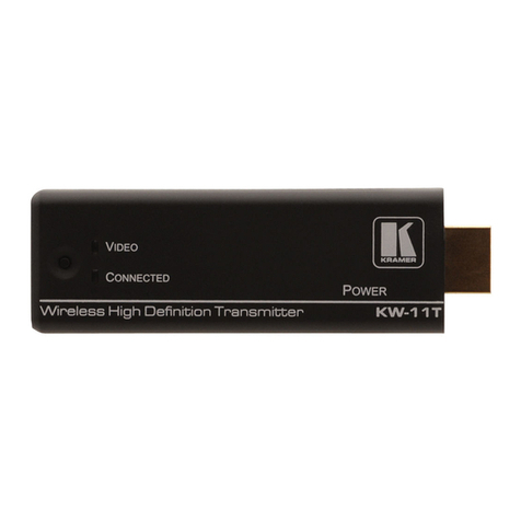 Kramer DigiTOOLS KW-11T user manual