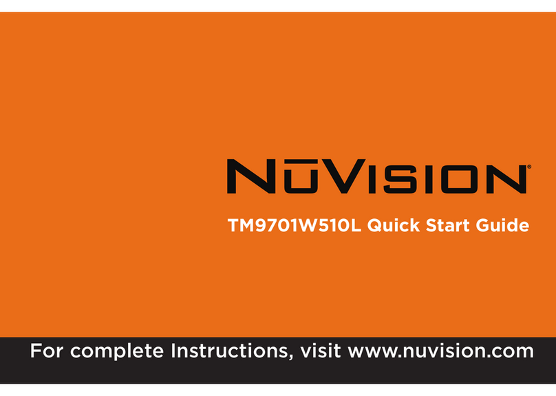NuVision TM9701W510L quick start guide