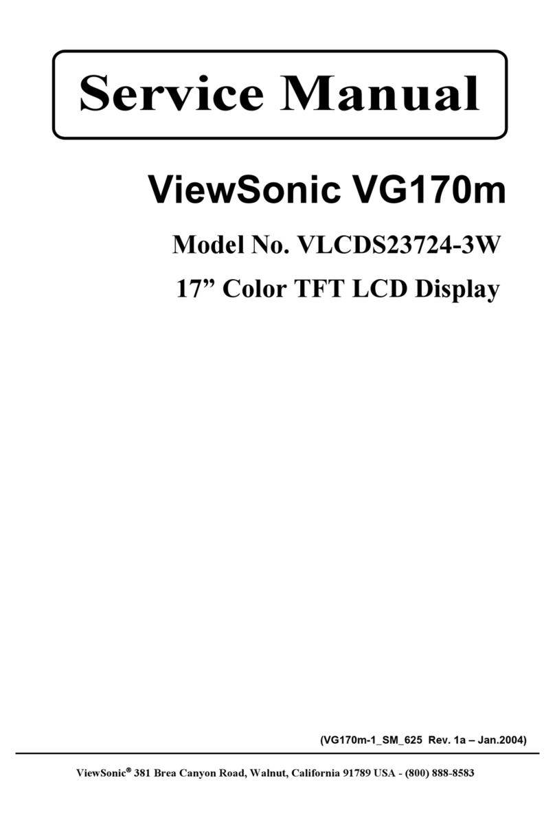 ViewSonic VG170mVLCDS23724-3W User manual