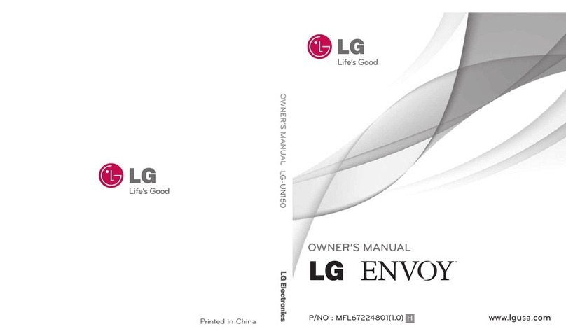 LG ENVOY User manual
