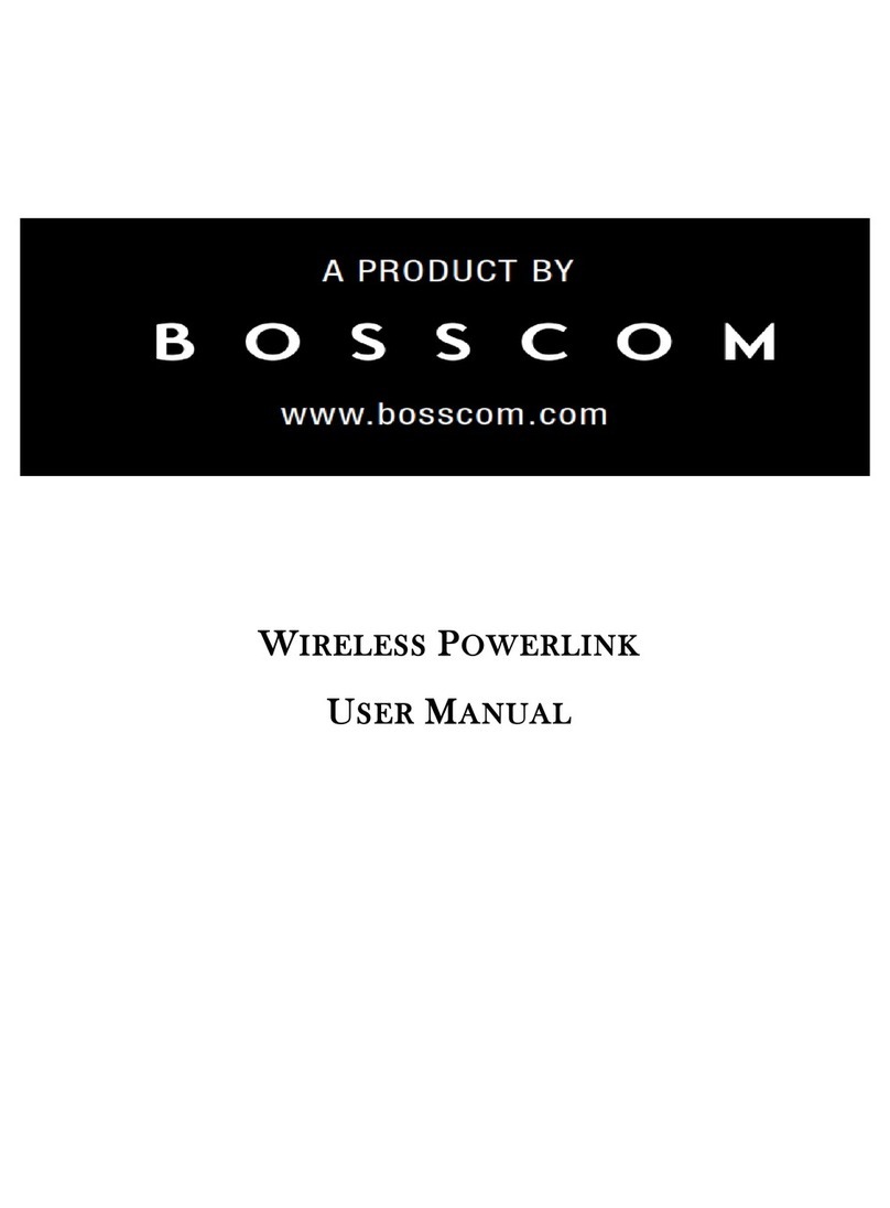 Bosscom WirelessPowerlink user manual