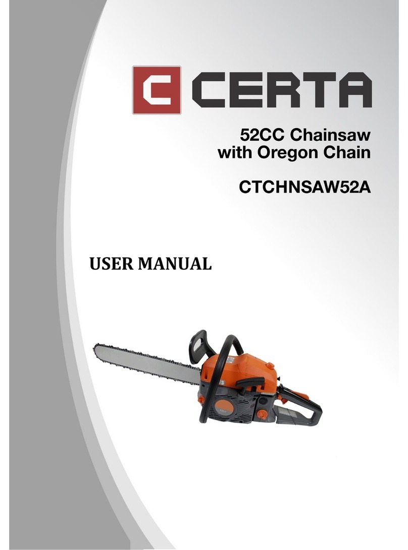 Certa CTCHNSAW52A User manual