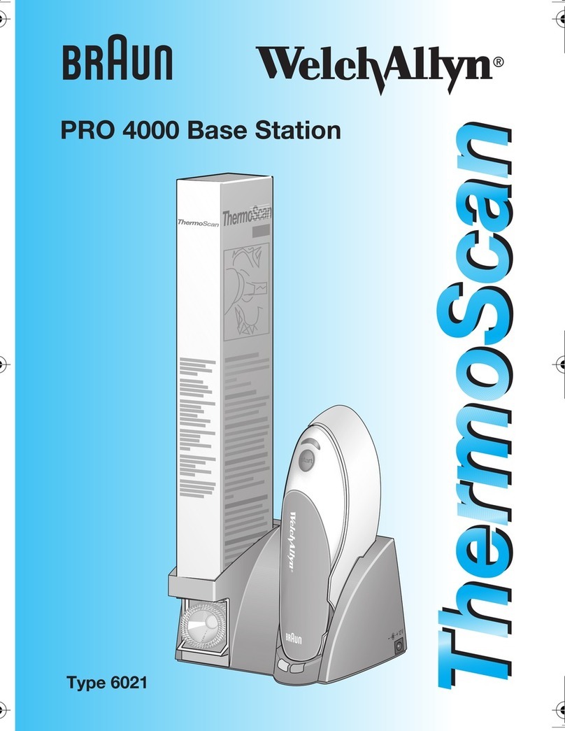 Braun ThermoScan WelchAllyn PRO 4000 Base Station User manual