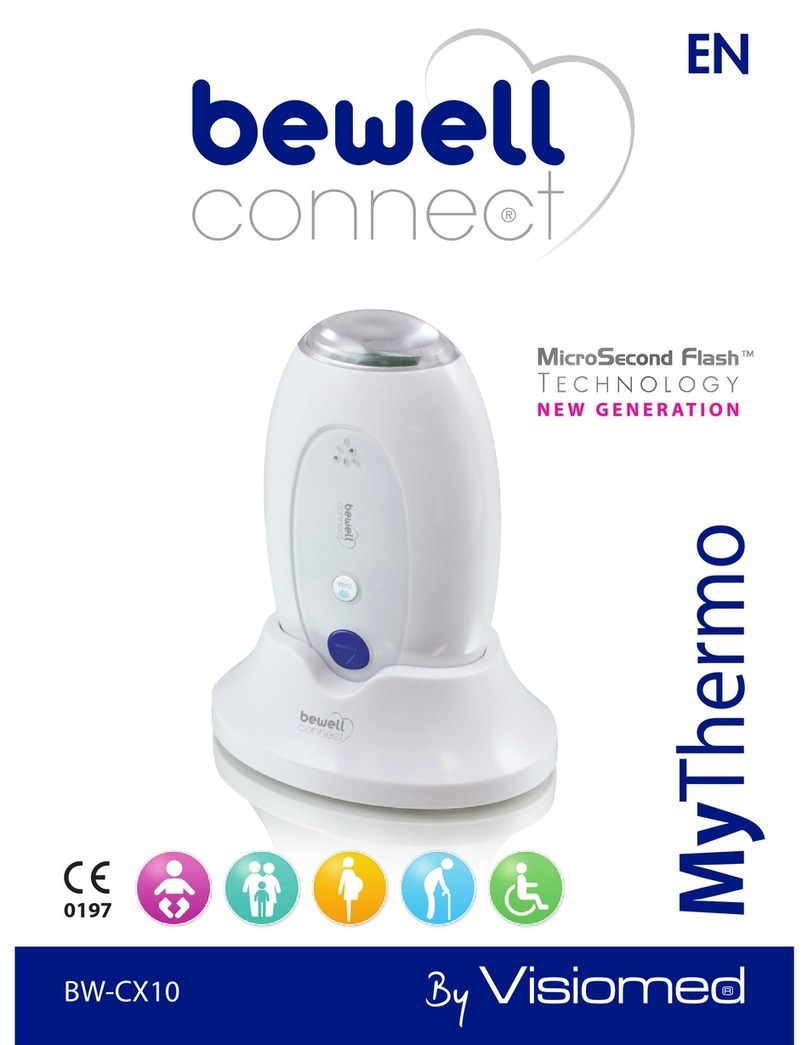bewell connect MyThermo BW-CX10 User manual