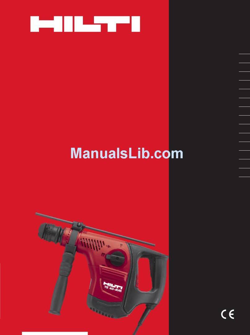 Hilti TE 40 User manual