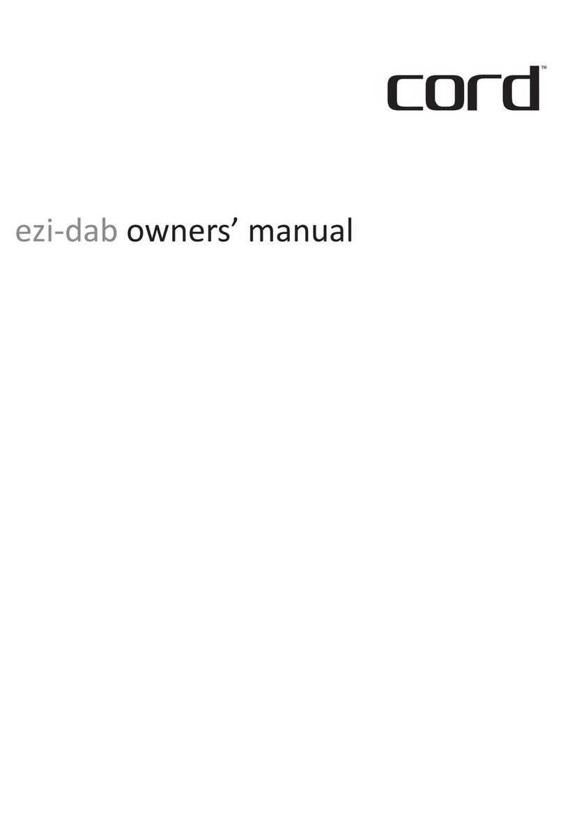 Cord ezi-dab owner's manual