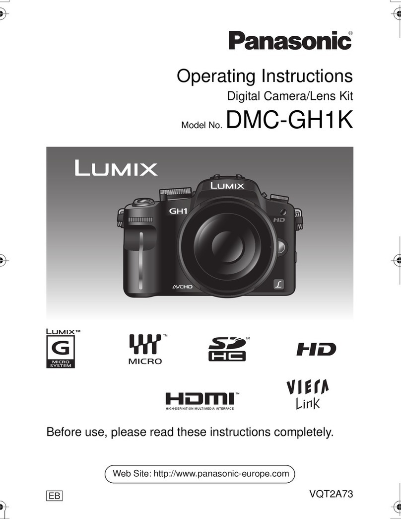 Panasonic DMC-GH1K - Lumix Digital Camera User manual