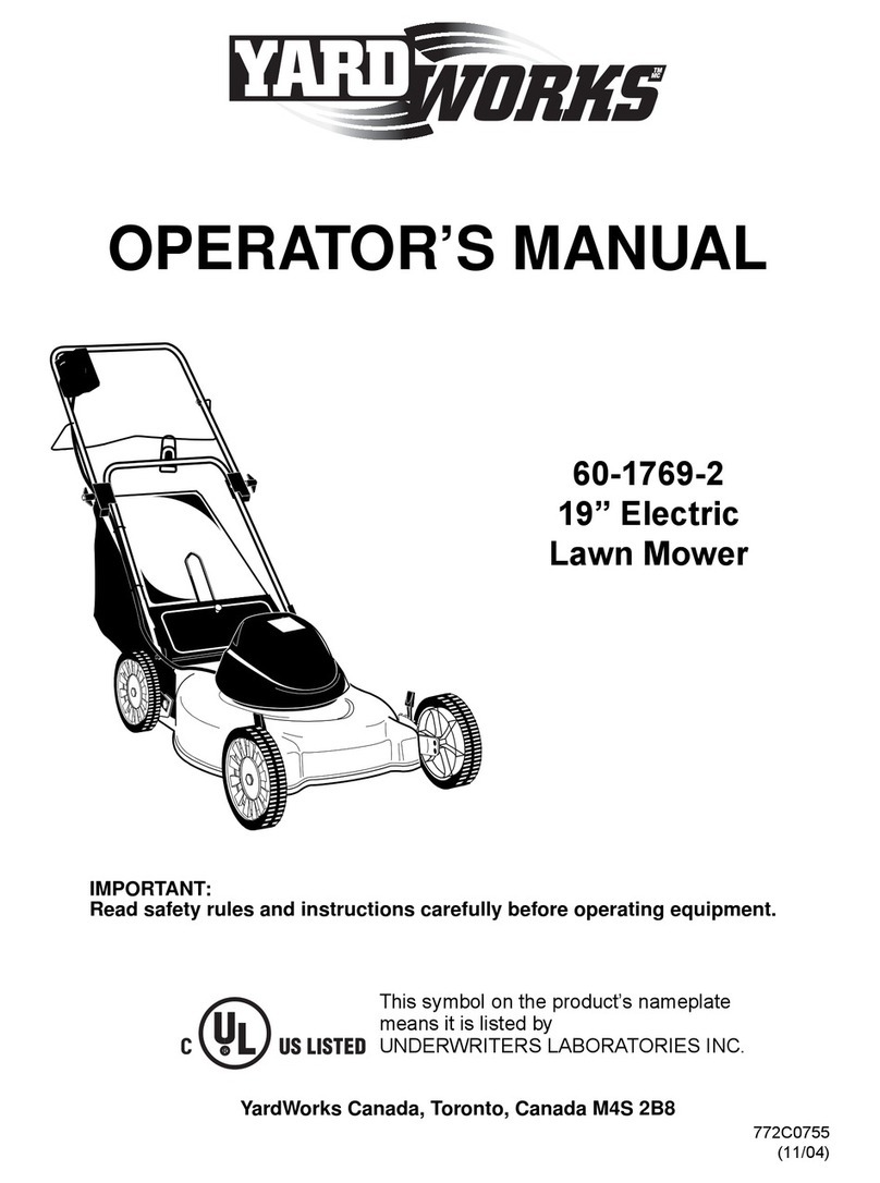 Yard Works 60-1769-2 Operator's manual