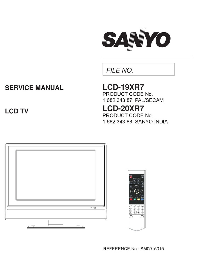 Sanyo LCD-19XR7 User manual Sanyo LCD-19XR7 User manual