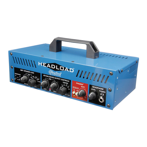 Radial Engineering Headload User manual Radial Engineering Headload User manual