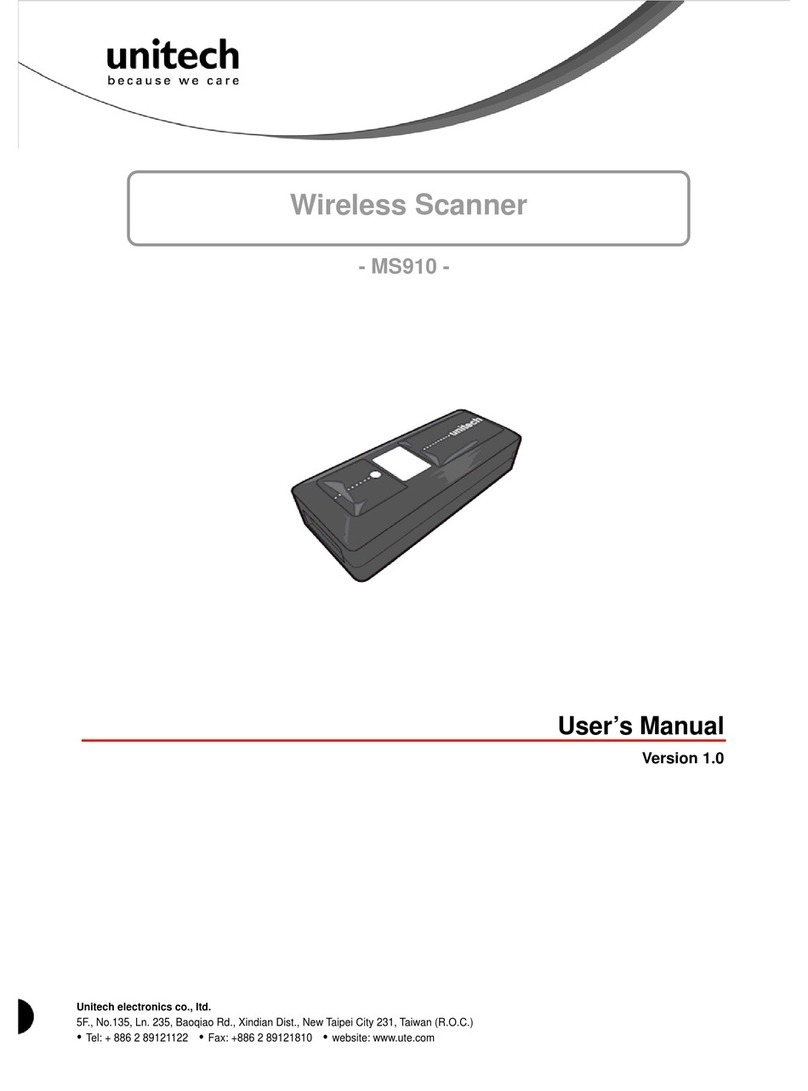 Unitech MS910 User manual