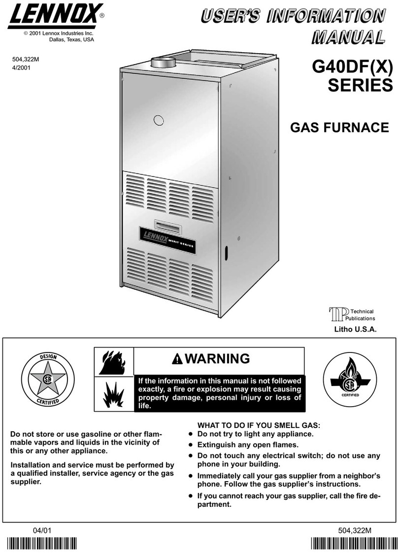 Lennox G40DF(X) Series Guide