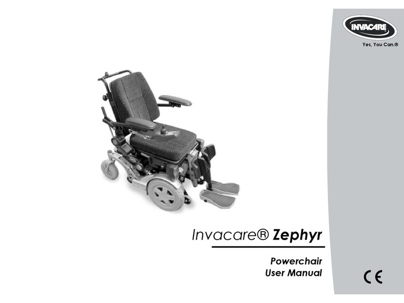 Invacare Zephyr User manual