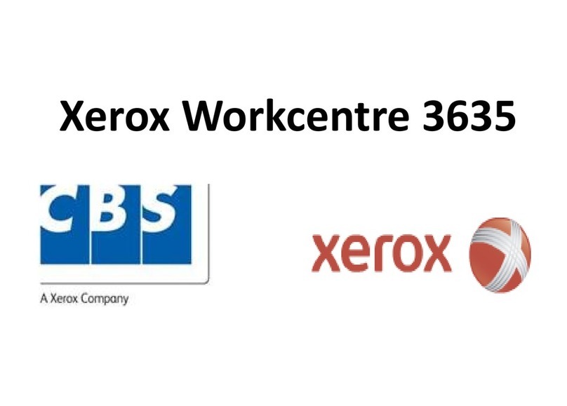 Xerox Workcentre 3635 User manual