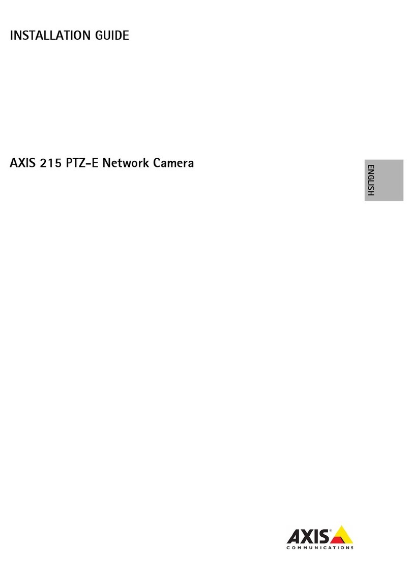 Axis AXIS 215 PTZ-E User manual Axis AXIS 215 PTZ-E User manual