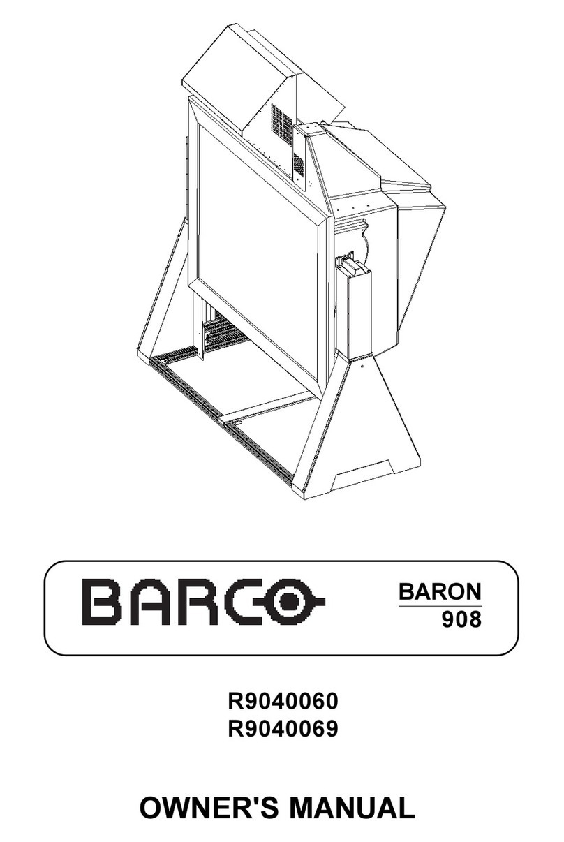 Barco Baron 908 R9040060 owner's manual