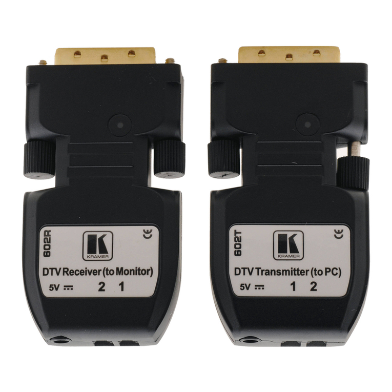 Kramer 602T User manual