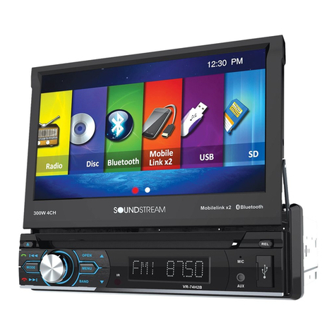 Soundstream VR-74H2B Operation instructions