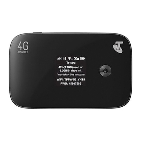 Telstra Wi-Fi 4G Advanced Pro X user guide