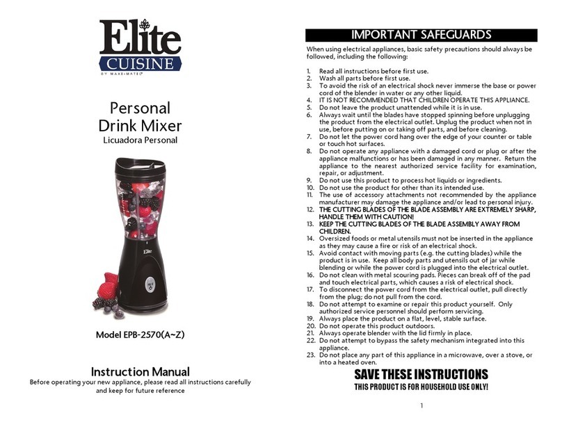 Elite EPB-2570 User manual