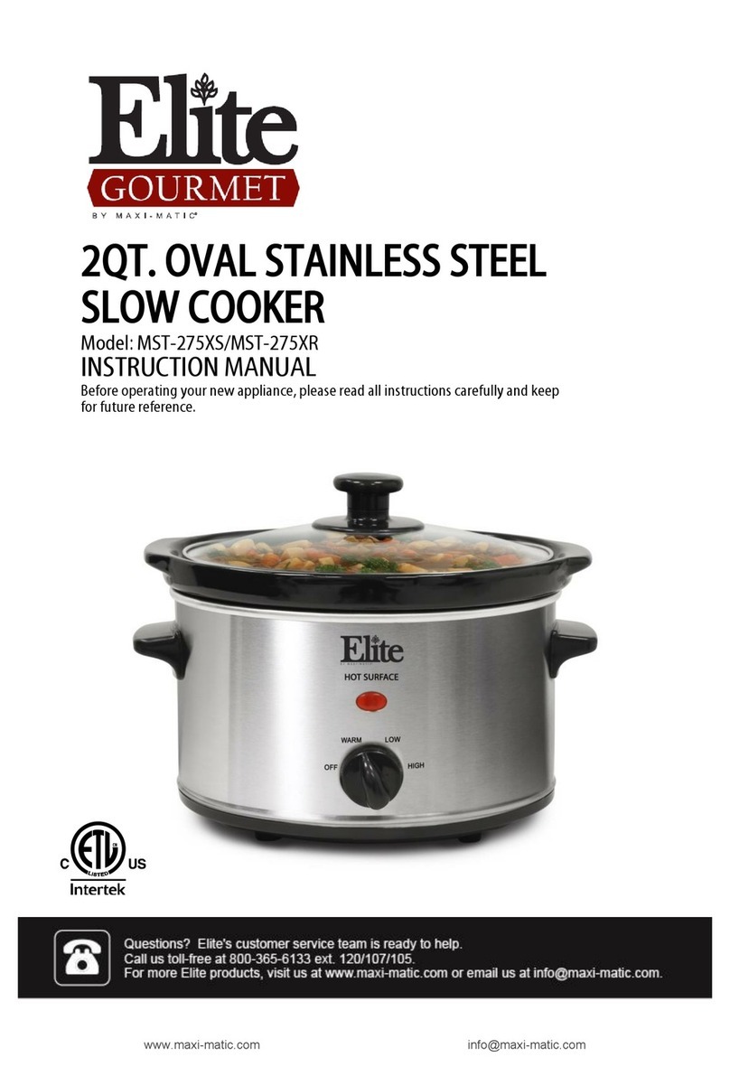 Elite MST-275XS instruction manual