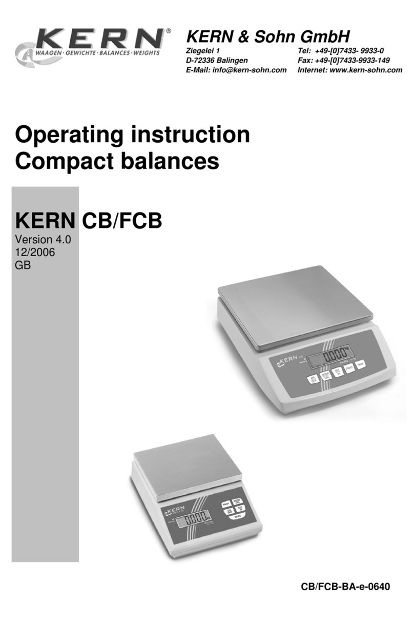 KERN CB3K0.1N User manual