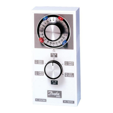 Danfoss 3060 Installation & user's instructions