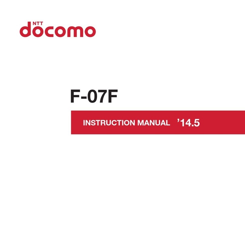 Fujitsu Docomo F-07F User manual