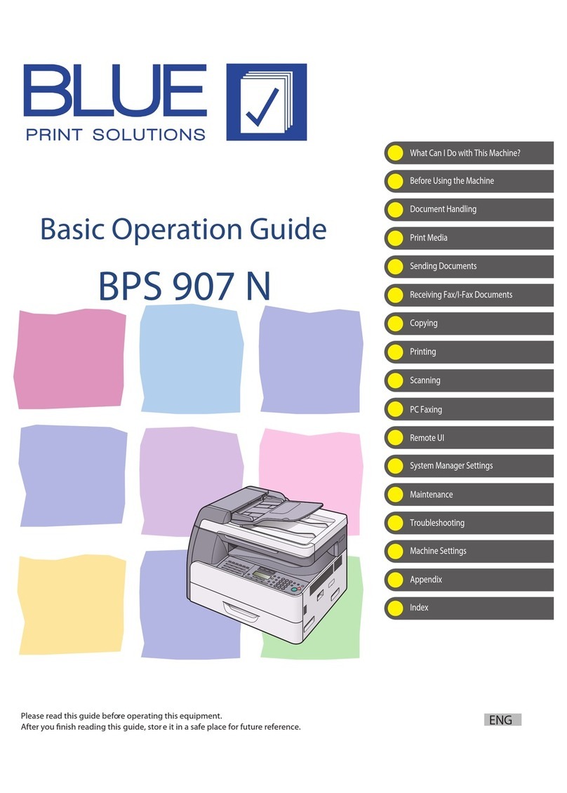 Blue BPS 907 N Assembly instructions