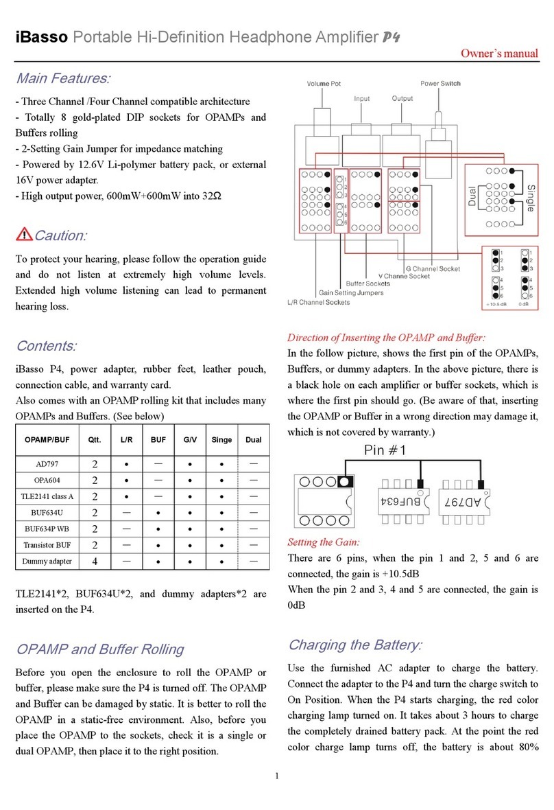 iBasso P4 User manual