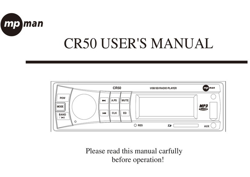 MP-Man CR50 user manual