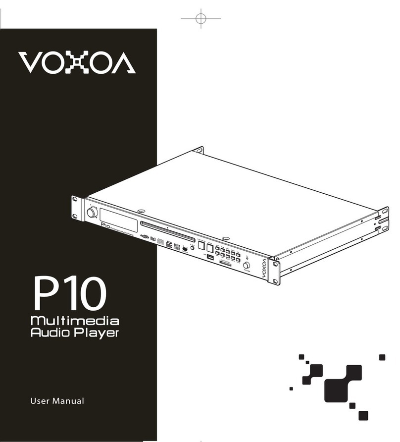 Voxoa P10 User manual