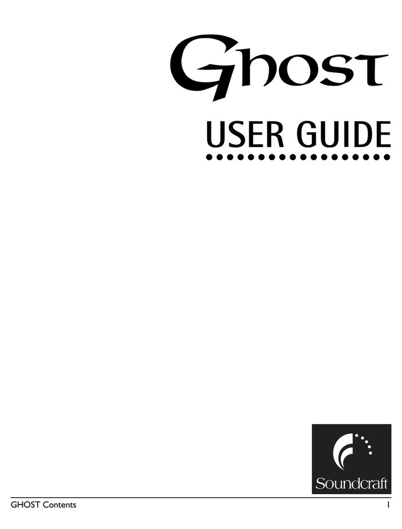 SoundCraft Ghost User manual