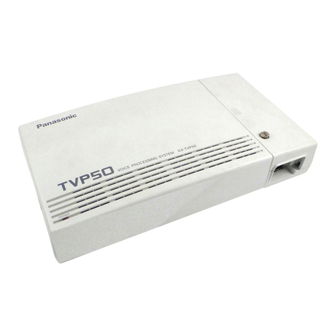 Panasonic KX-TVP50 installation manual