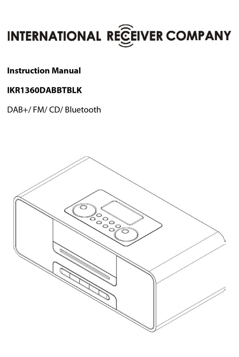 International Receiver Company IKR1360DABBTBLK instruction manual International Receiver Company IKR1360DABBTBLK instruction manual