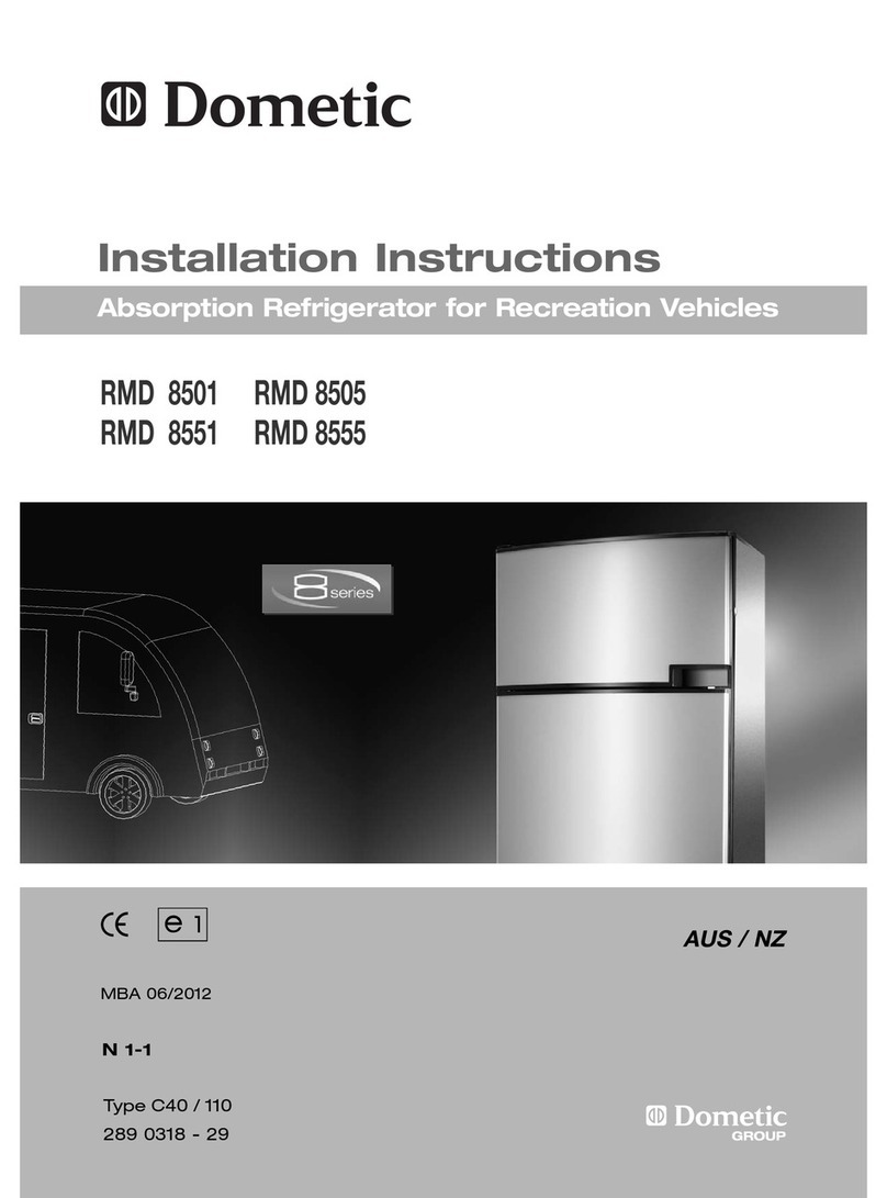 Dometic RMD 8501 User manual