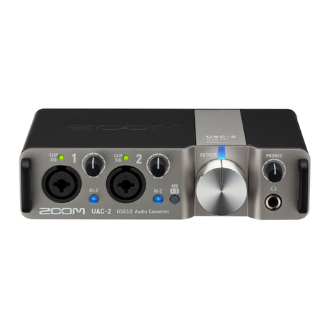Zoom UAC-2 User manual