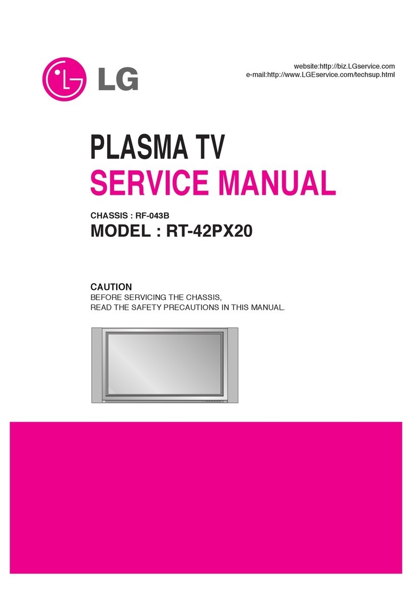 LG RT-42PX20 User manual