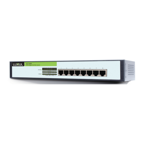 Luxul XGS-1008P User manual