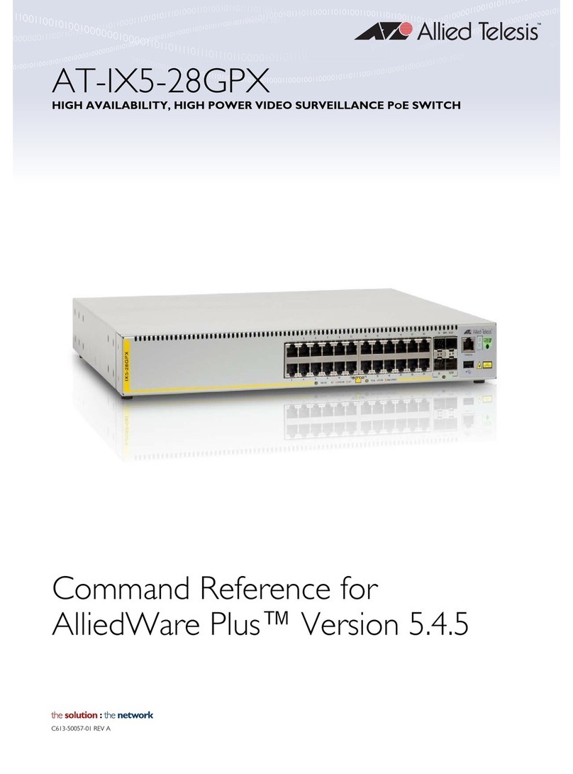 Allied Telesis AT-IX5-28GPX User manual