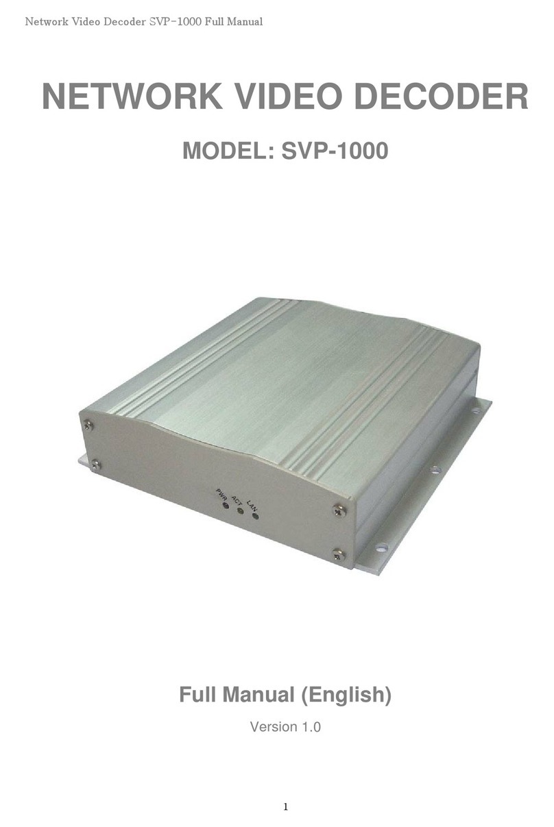 VisualGate SVP-1000 Full manual