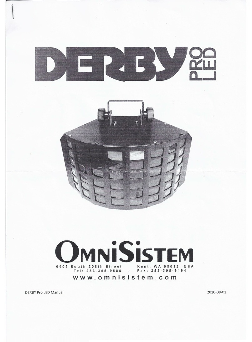 OmniSistem Drby PRO LED user manual