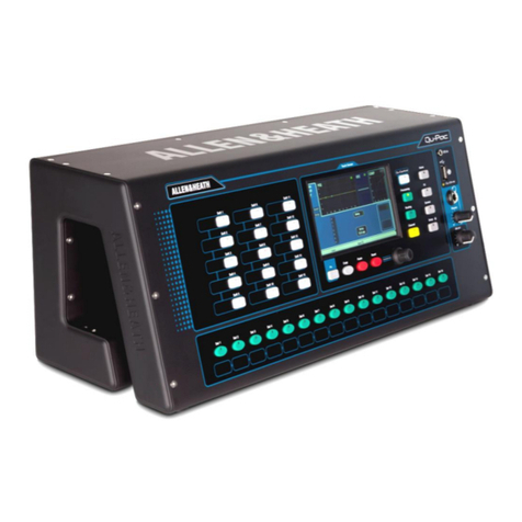 ALLEN & HEATH QU-PAC User manual