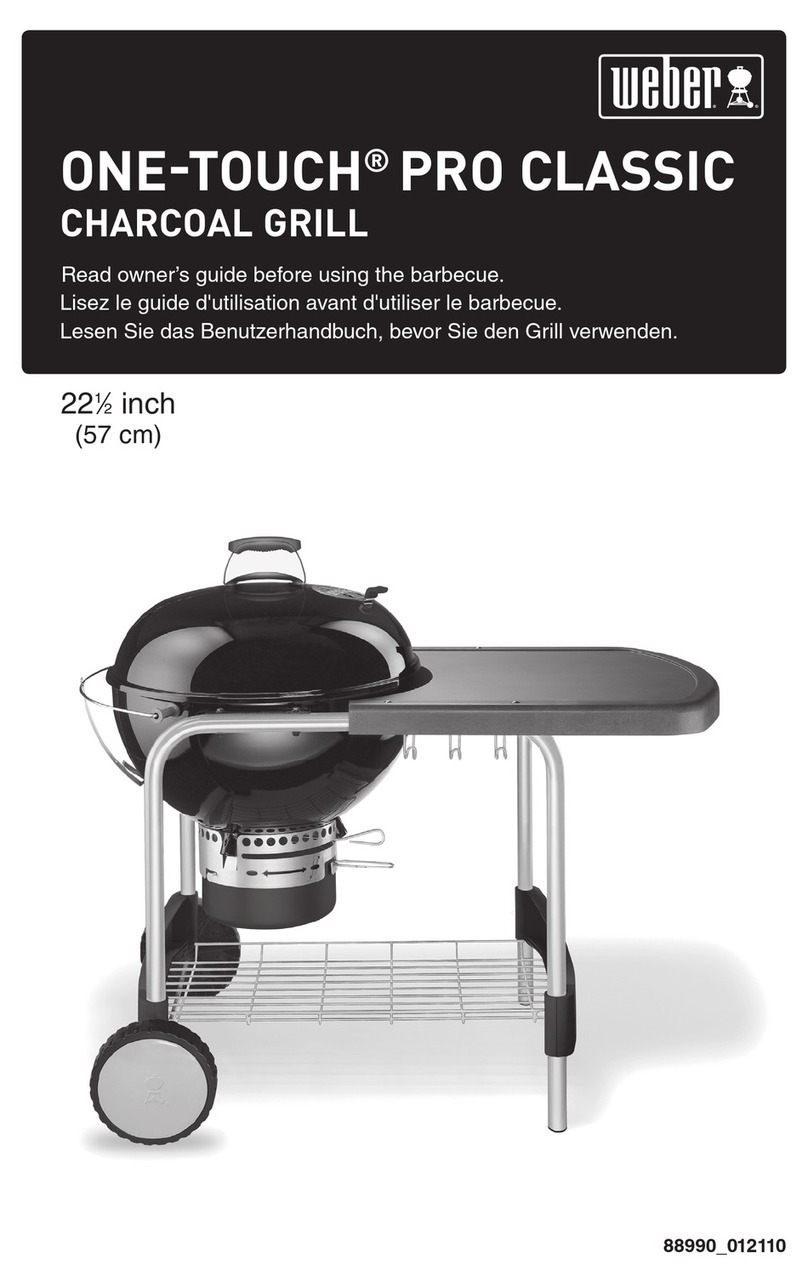 Weber ONE-TOUCH PRO CLASSIC User manual