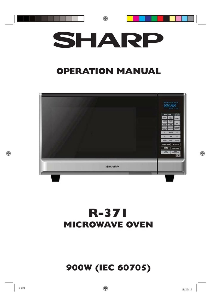 Sharp R-371 User manual