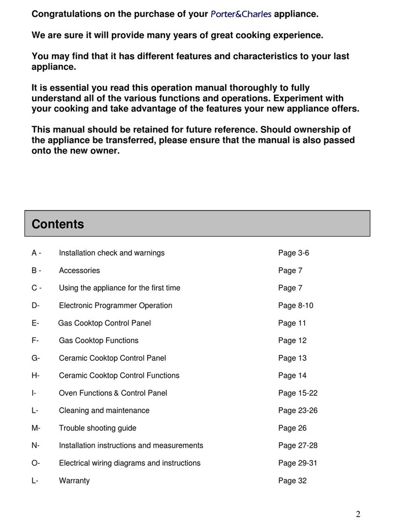 Porter&Charles 174973 user manual Porter&Charles 174973 user manual
