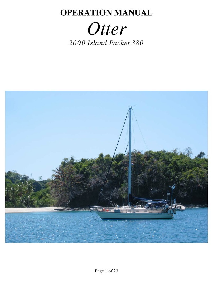 Otter 2000 Island Packet 380 Operation manual