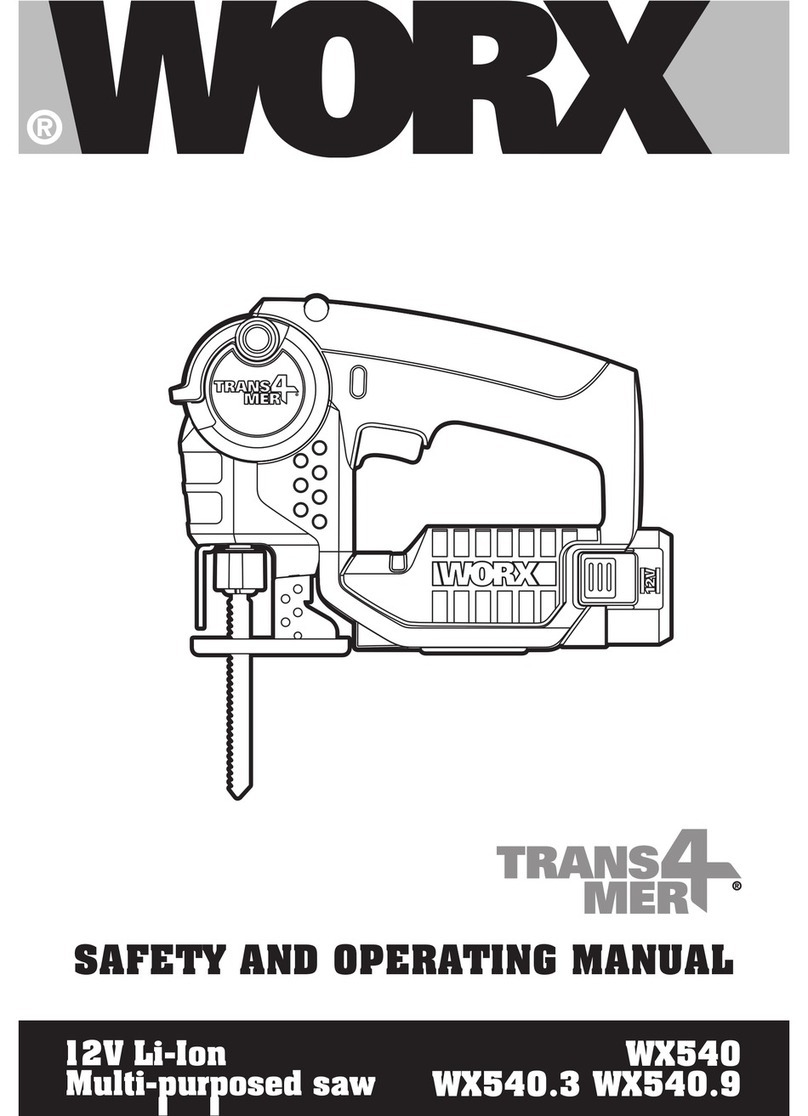 Worx Trans4mer WX540 Safety and operating manual