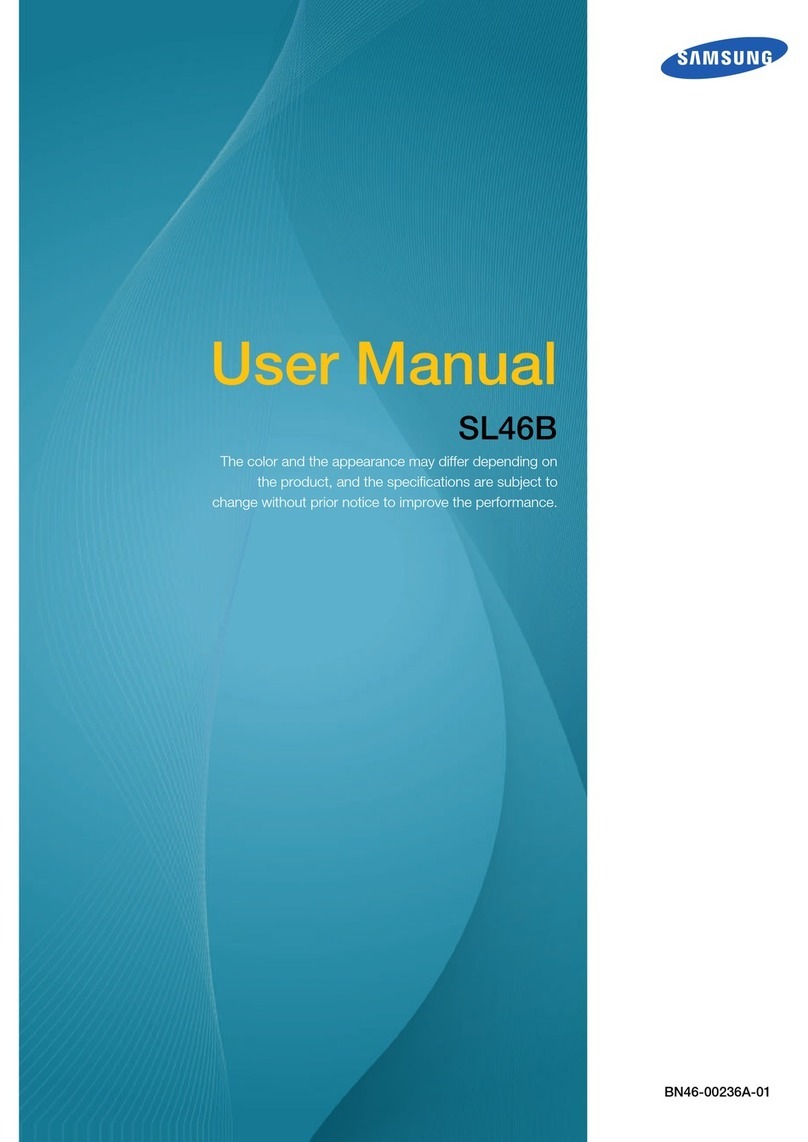 Samsung SL46B User manual